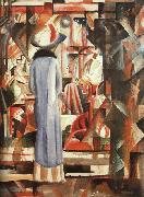 August Macke Large Bright Shop Window oil painting artist